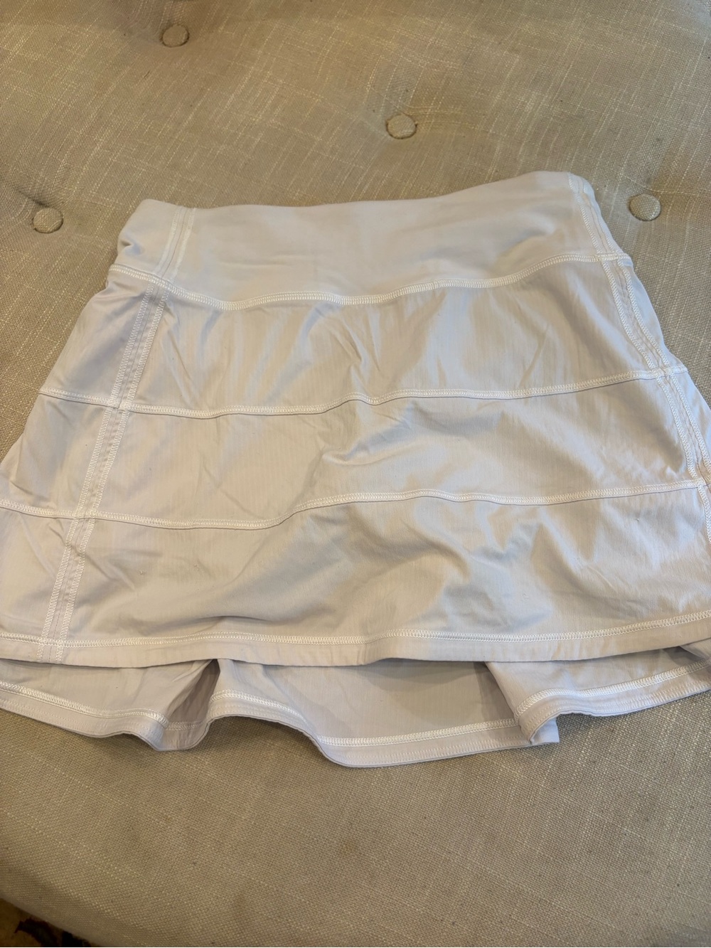 Women’s White Athletic Skort - Comfortable Active Shorts
